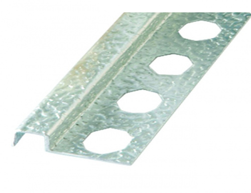 Профиль-бордюр EMAC Аллюм., струк.хром 12х2500