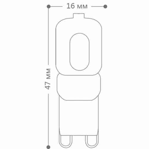 Лампа светодиодная Feron G9 5W 6400K Прямосторонняя Матовая LB-430 25638
