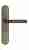 Дверная ручка Venezia "MOSCA" на планке PL02 античное серебро