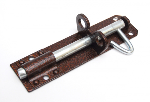 Задвижка накладная СКОБИС ЗТ-150 медный антик