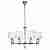Подвесная люстра iLamp Alexa P2404-8 Nickel