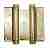 101AO200H Дверная петля барная пружинная двусторонняя ALDEGHI 200x59x67 мм полированная латунь