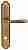 Ручка дверная Extreza ALDO (Альдо) 331 на планке PL03 WC матовая бронза F03