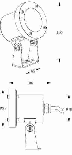 Прожектор Deko-Light Fiara 10,3W 740008