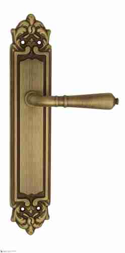 Дверная ручка Venezia "VIGNOLE" на планке PL96 матовая бронза