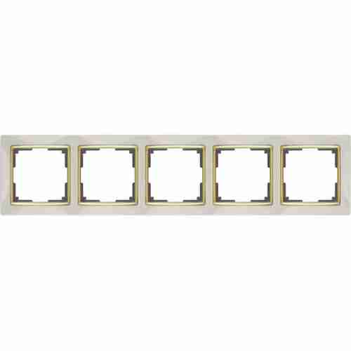 Рамка Werkel Слоновая Кость,Золото WL03-Frame-05-ivory-GD
