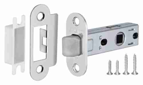 Замок межкомнатный дверной под фиксатор пластиковый Fuaro PLASTIC P22-45-25 CP хром