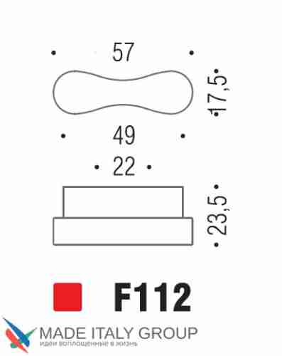 Ручка кнопка модерн COLOMBO DESIGN F112-NM матовый черный