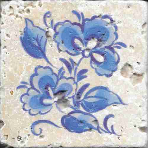 Плитка керамическая Stone4Home Provance Гжель Provance Г 8 декор 10х10