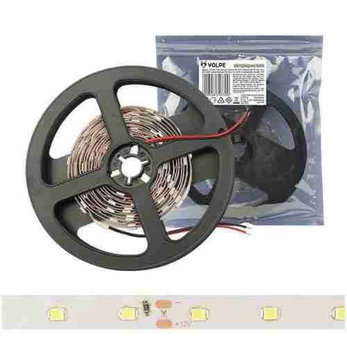 Светодиодная лента Uniel ULS-2835-60LED/m-8mm-IP20-DC24V-6W/m-5M-WW катушка в герметич уп-ке