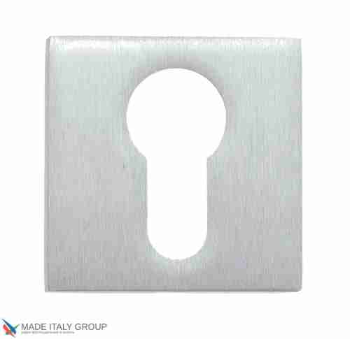 Накладка под цилиндр на квадратном основании Fratelli Cattini CYL 8-CS матовый хром 2 шт.