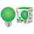 Лампа светодиодная Volpe E27 3W зеленая LED-G60-3W/Green/E27/FR/С UL-00006958