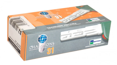 Цилиндровый механизм под вертушку Mottura дл.шток C31P413101C5 (72 мм/36+10+26), мат.никель