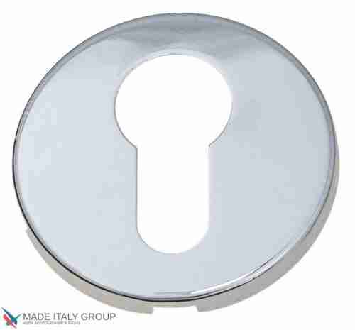 Накладка под цилиндр на круглом основании Fratelli Cattini CYL 7FS-CR полированный хром 2 шт.