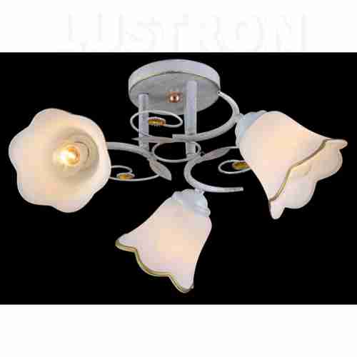 Люстра потолочная Natali Kovaltseva 11452/3C WHITE GOLD