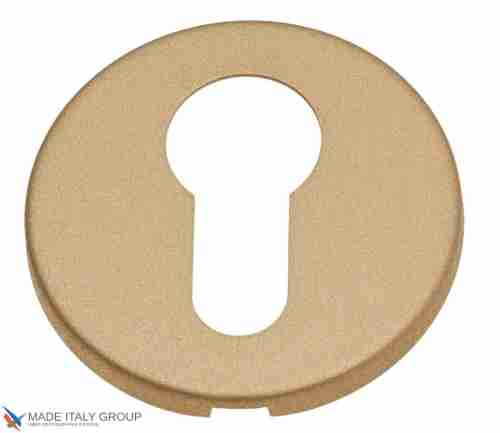 Накладка под цилиндр на круглом основании Fratelli Cattini CYL 7FS-KD золото крайола 2 шт.