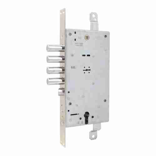 Замок врезной Mottura Art. 54797TBDR56CR Замок 4-риг с защелкой и замком под евроцилиндр с хром накл