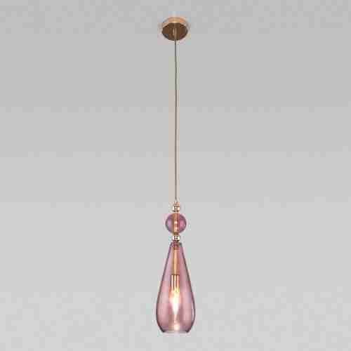 Подвесной светильник Eurosvet Ilario 50202/1 пурпурный