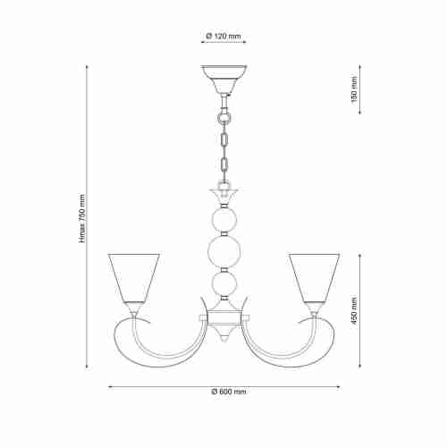 Подвесная люстра Lucia Tucci Mandoria 099.5