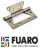 Петля дверная накладная без врезки (бабочка) Fuaro 500-2BB 100x2,5 AB бронза