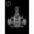 Люстра подвесная Art Classic 11.23.12+6.300.2d.XL-96.Gd.Dr