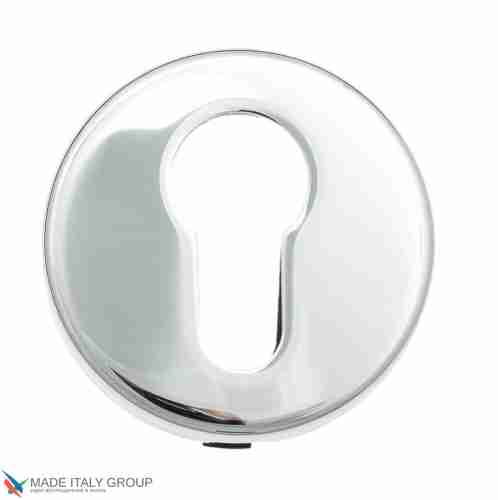 Накладка под цилиндр на круглом основании Fratelli Cattini CYL 7.7-CR полированный хром 2 шт.