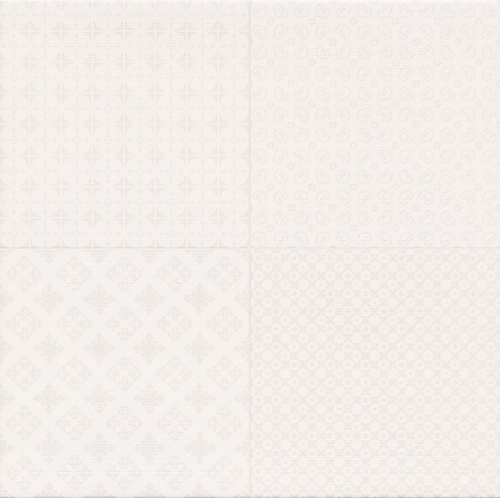 Плитка керамическая Cristacer (Cristal ceramica) Retro Blanco вид 4 из микса настенная 45х45