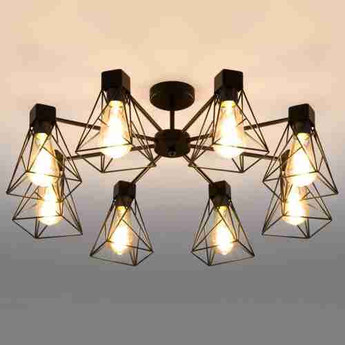 Потолочная люстра Eurosvet 70107/8 черный