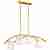 Люстра потолочная N-Light P-761/4 satin gold