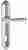 Ручка дверная Extreza DANIEL (Даниел) 308 на планке PL03 CYL полированный хром F04