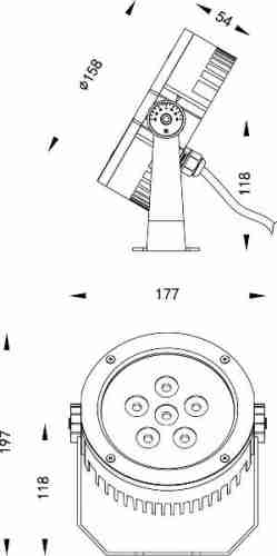 Прожектор Deko-Light Cephei 23,3W 732062