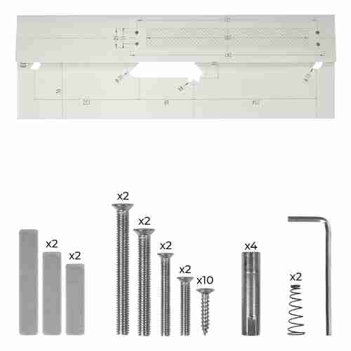 Замок врезной электронный  Kaadas Lambo K13F 3D Face с распознов. лица и отпечатком пальца, золото
