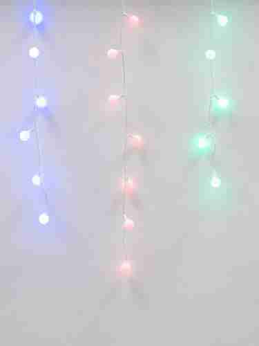 Светодиодная гирлянда Uniel занавес Радуга 220V разноцветный ULD-E2405-100/DTA MULTI IP20 RAINBOW 11130