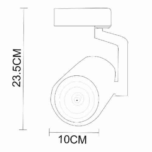 Трековый светильник Artelamp Traccia A2330PL-1BK