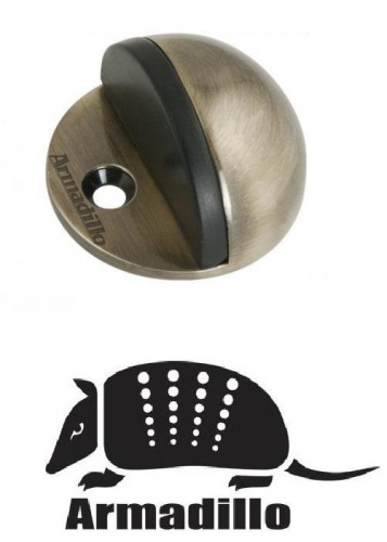 Ограничитель для двери напольный Armadillo DH062ZA AB бронза