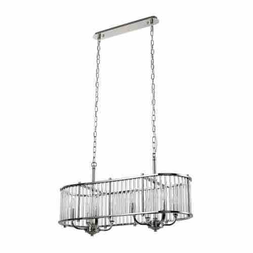 Подвесная люстра Lumien Hall Лариана LH3038/8PR-NK-CL