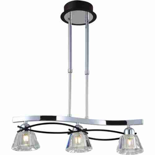 Люстра потолочная N-Light 89103-3 chrome + wengue