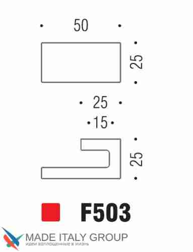 Ручка кнопка модерн COLOMBO DESIGN F503-NM матовый черный