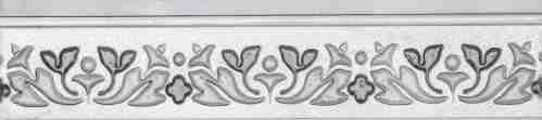 Бордюр LB-CERAMICS Бьянка Каррара белый 3604-0112 10х45