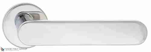 Дверная ручка на круглом основании Fratelli Cattini "PIPPA" 7.7-CR полированный хром