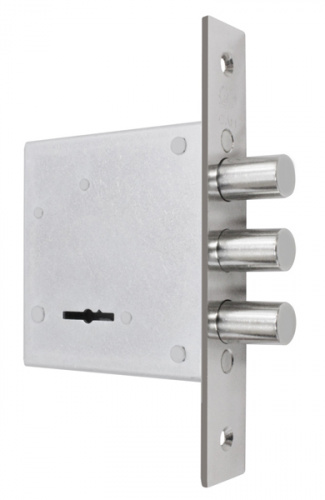 Замок врезной сувальдный BORDER ЗВ8-8Д/13 с накладками и отв. планкой, 3 кл. /70900/