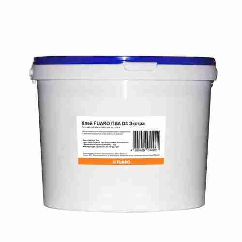Клей Fuaro ПВА Экстра повышенной влагостойкости и прочности (5 кг)