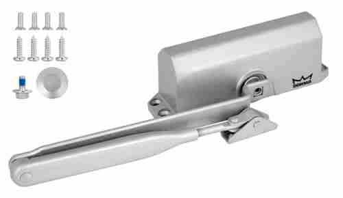 Доводчик дверной TS 77 EN3, с рычажной тягой, серый (DIY)