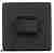 Фиксатор поворотный на квадратном основании Fratelli Cattini WC 8FS-NM матовый черный