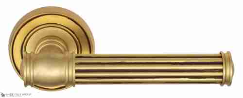 Дверная ручка Venezia "IMPERO" D6 французcкое золото + коричневый