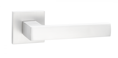 Ручка дверная "Куббаито", серия SLIM, матовый супер белый