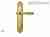 Ручка дверная межкомнатная Melodia Nike 246/229 Полированная латунь