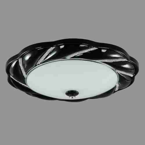 Светильник потолочный круглый Elvan MDG6275-3 BK