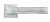 Ручка дверная межкомнатная Morelli Luxury Diamond DC-4-S CSA матовый хром