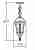 Уличный подвесной светильник Oasis Light 95205S 95205S Gb